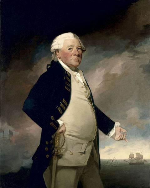 George Romney Vice-Admiral Sir Hyde Parker France oil painting art